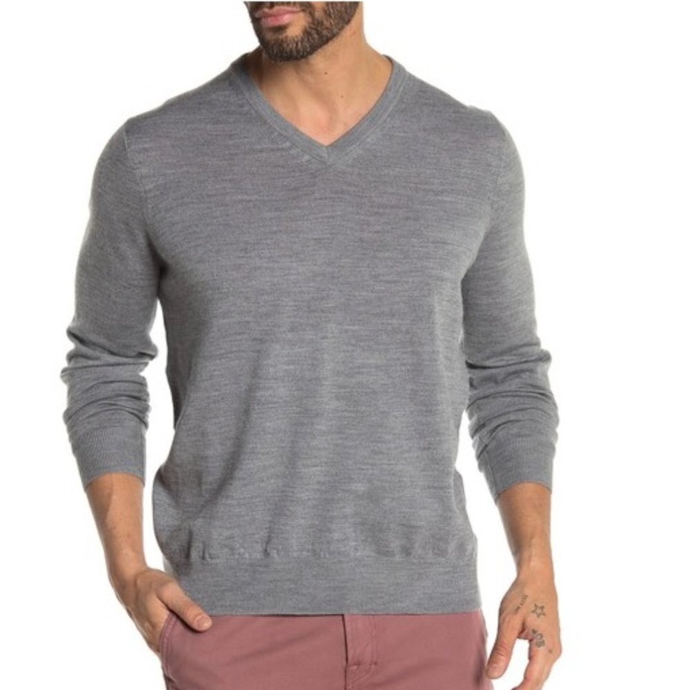 💥 Thomas Dean V-Neck Knit Sweater